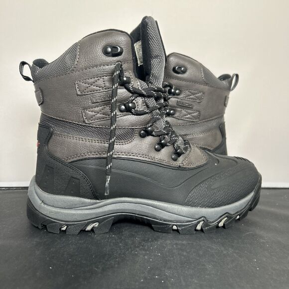 NORTIV8 Men\'s Snow Boots Insulated Waterproof Non-slip Winter Hiking Boots Sz. 7 main image 6